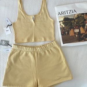Aritzia Sweatshirts & Tank Set